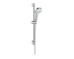 hansgrohe Croma Select S Shower Handset 110 Vario EcoSmart with Shower Rail 65 cm White/Chrome