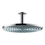 hansgrohe Raindance S Fixed Shower Head 300 1 Spray EcoSmart with ceiling connector, Chrome