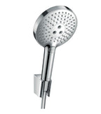hansgrohe Raindance Select S Shower Handset 120 3 Spray with Holder and Shower Hose 125 cm, Chrome