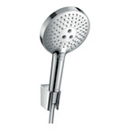 hansgrohe Raindance Select S Shower Handset 120 3 Spray with Holder and Shower Hose 160 cm, Chrome