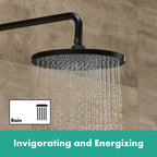 Hansgrohe Crometta S Overhead Shower 240 1 Jet Matt Black