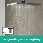 hansgrohe Crometta E Fixed Shower Head 240 1 Spray, Chrome