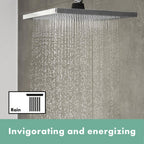 hansgrohe Crometta E Fixed Shower Head 240 1 Spray, Chrome