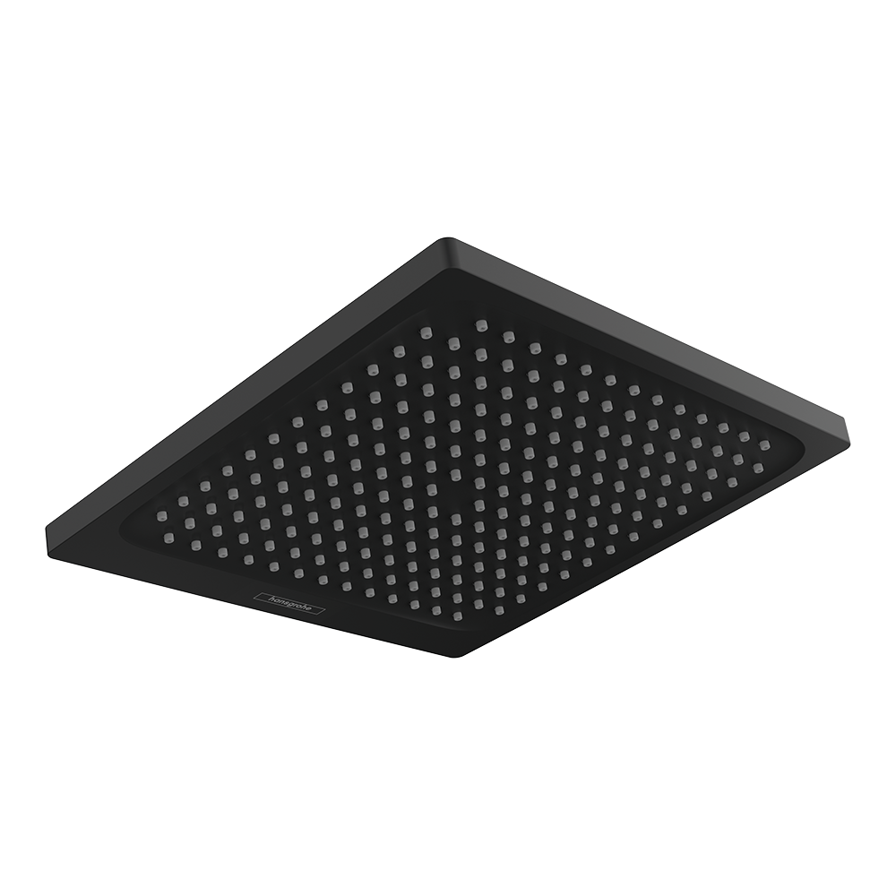 hansgrohe Crometta E Fixed Shower Head 240 1 Spray, Matt Black
