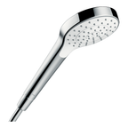 hansgrohe Croma S Shower Handset 110 1 Spray EcoSmart+ White/Chrome