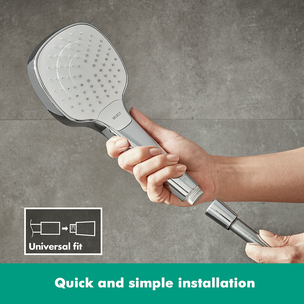 Hansgrohe Croma Select E Hand Shower 110 Vario White/Chrome