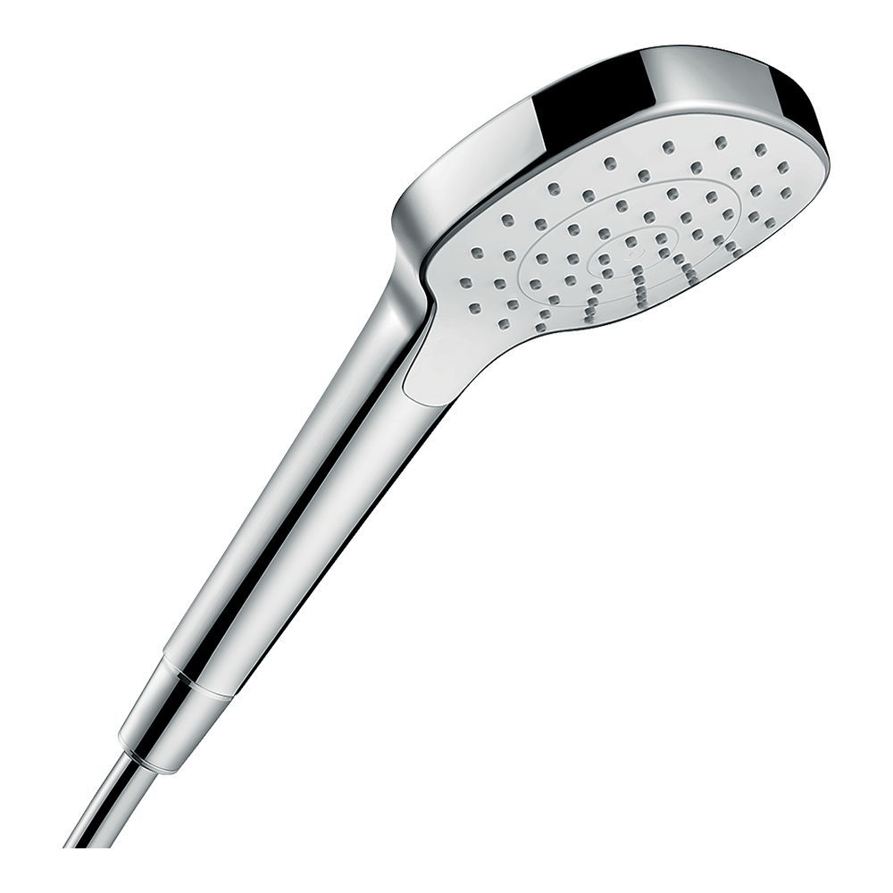 hansgrohe Croma E Shower Handset 110 1 Spray EcoSmart White/Chrome