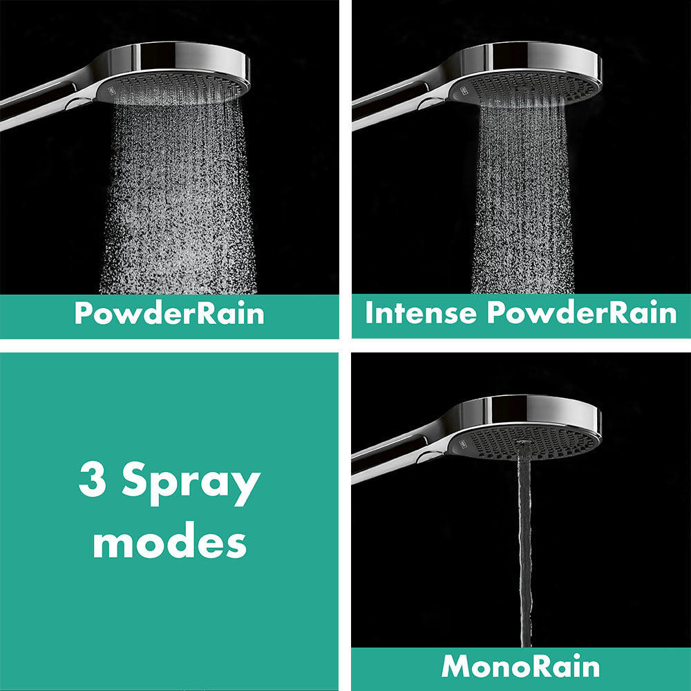hansgrohe Rainfinity Shower Handset 130 3 Spray, Chrome