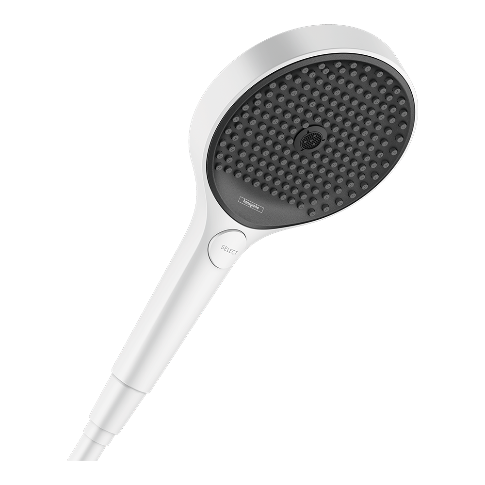 hansgrohe Rainfinity Shower Handset 130 3 Spray, Matt White