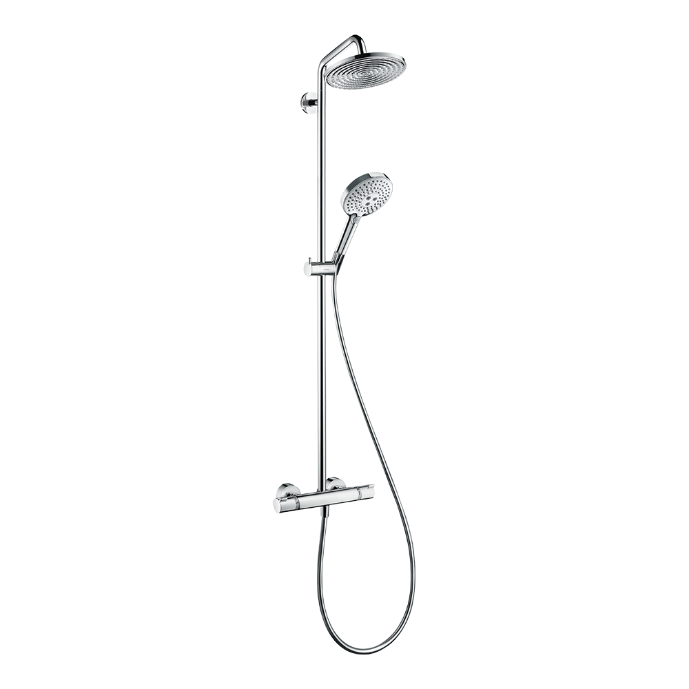 hansgrohe Raindance S Thermostatic Shower Mixer Set 240, Chrome