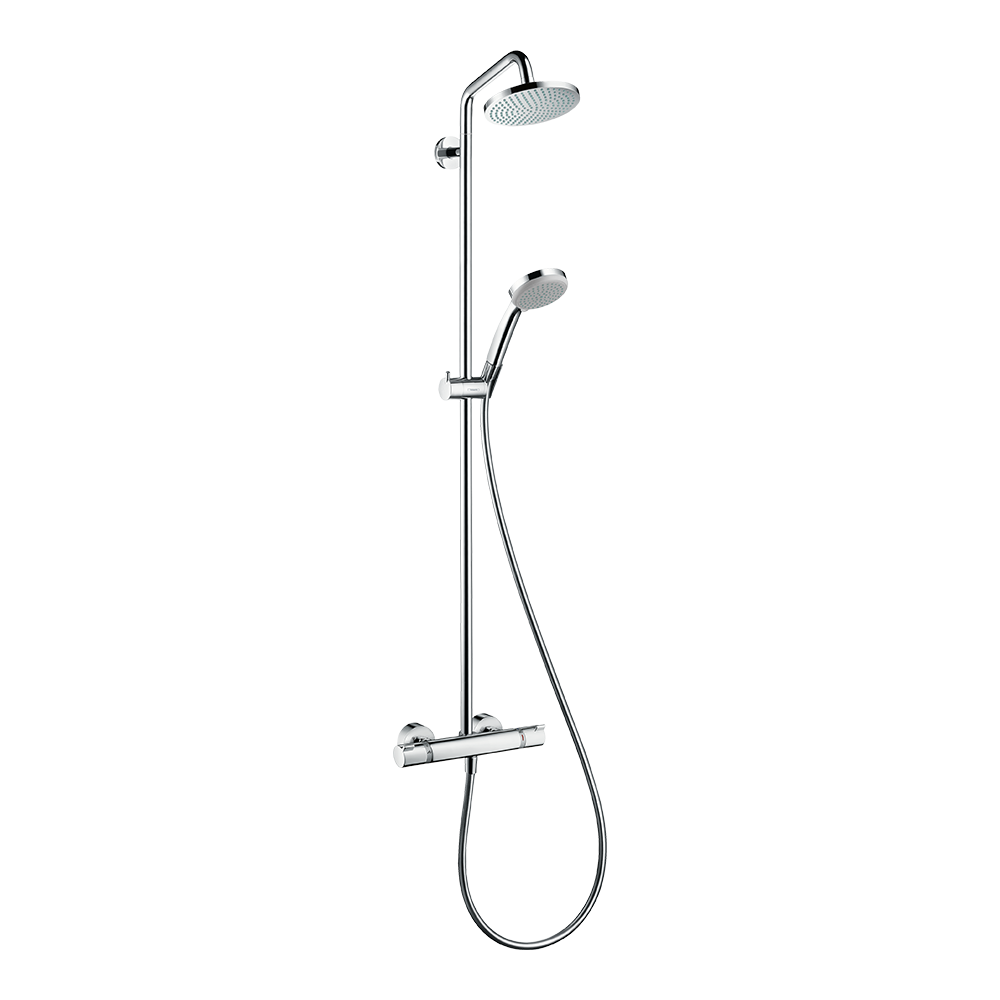 hansgrohe Croma Thermostatic Shower Mixer Set 160, Chrome