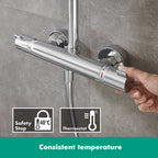 hansgrohe Croma Thermostatic Shower Mixer Set 160, Chrome