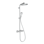hansgrohe Crometta S Showerpipe 240 1jet EcoSmart with thermostat Chrome