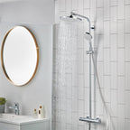 Hansgrohe Crometta S Showerpipe 240 1 Jet With Thermostatic Chrome