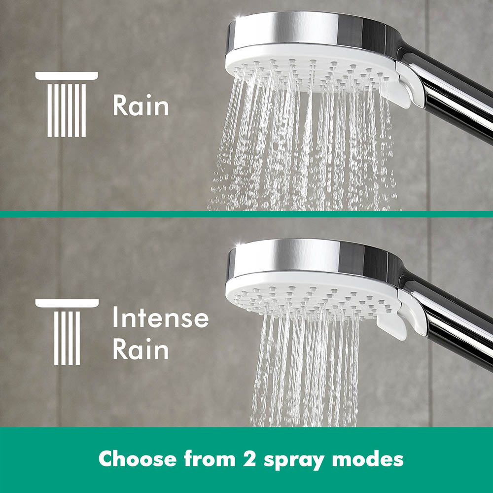 hansgrohe Crometta S Showerpipe 240 1jet EcoSmart with thermostat Chrome