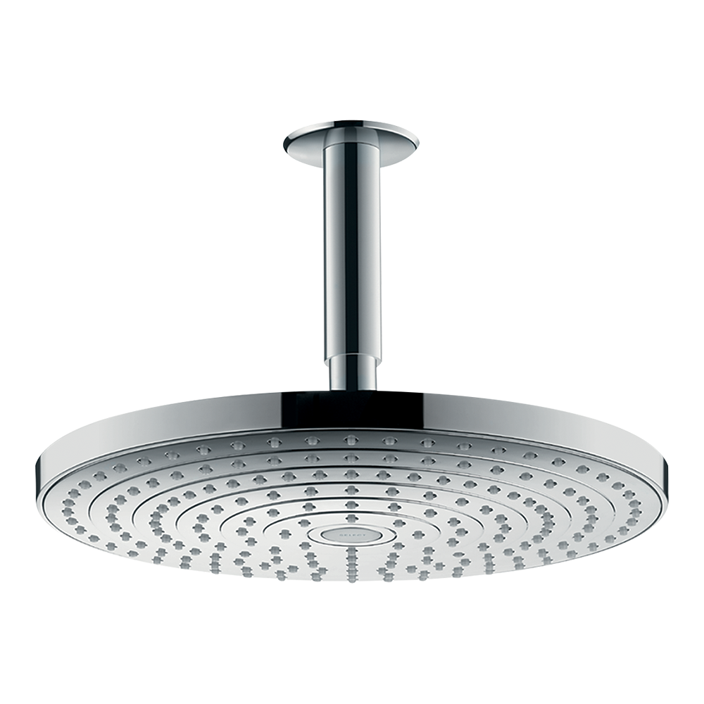 hansgrohe Raindance Select S Fixed Shower Head 300 2 Spray with ceiling connector, Chrome