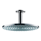 hansgrohe Raindance S Fixed Shower Head 240 1 Spray EcoSmart with ceiling connector, Chrome