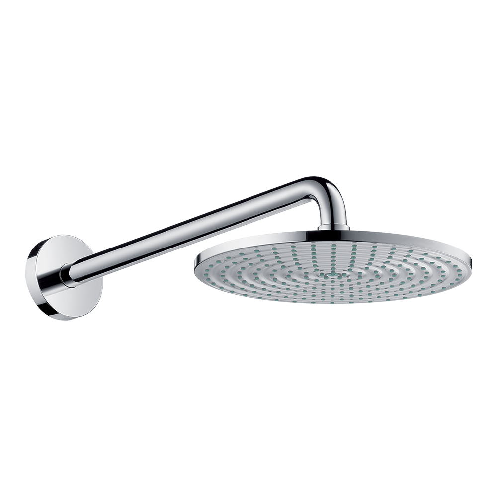 hansgrohe Raindance S Fixed Shower Head 240 1 Spray with shower arm, Chrome