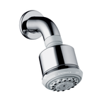 hansgrohe Clubmaster Fixed Shower Head 85 3 Spray with shower arm, Chrome
