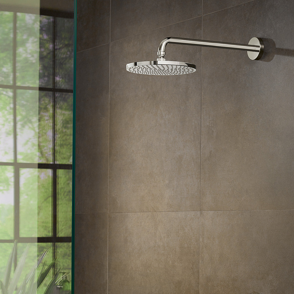 hansgrohe Raindance S Fixed Shower Head 240 1 Spray PowderRain with shower arm, Chrome