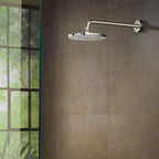 hansgrohe Raindance S Fixed Shower Head 240 1 Spray PowderRain with shower arm, Chrome