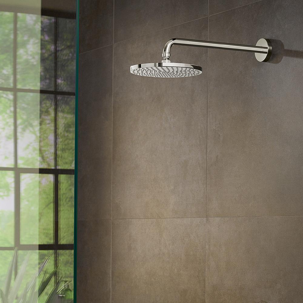 hansgrohe Raindance S Fixed Shower Head 240 1 Spray PowderRain with shower arm, Chrome