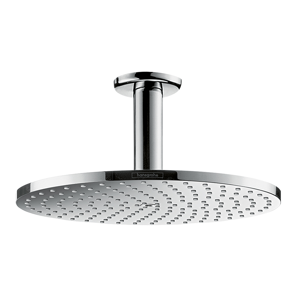 hansgrohe Raindance S Fixed Shower Head 240 1 Spray PowderRain with ceiling connector, Chrome