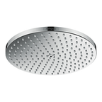 hansgrohe Raindance S Fixed Shower Head 240 1 Spray PowderRain, Chrome
