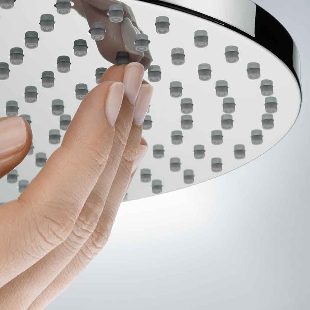 hansgrohe Raindance S Fixed Shower Head 240 1 Spray PowderRain, Chrome