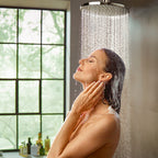 hansgrohe Raindance S Fixed Shower Head 240 1 Spray PowderRain, Chrome