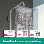 Hansgrohe Croma E Showerpipe 280 1 Jet Ecosmart With Thermostatic Chrome