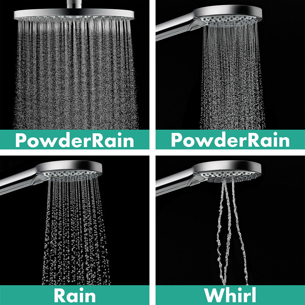 hansgrohe Raindance Select S Thermostatic Shower Mixer Set 240 PowderRain, Chrome