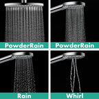 hansgrohe Raindance Select S Thermostatic Shower Mixer Set 240 PowderRain, Chrome