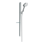 hansgrohe Raindance Select S Shower Handset 120 3 Spray with Shower Rail 90 cm and shelf, Chrome