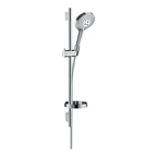 hansgrohe Raindance Select S Shower Handset 120 3 Spray PowderRain with Shower Rail 65 cm and soap dish, Chrome