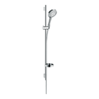 hansgrohe Raindance Select S Shower Handset 120 3 Spray PowderRain with Shower Rail 90 cm, Chrome