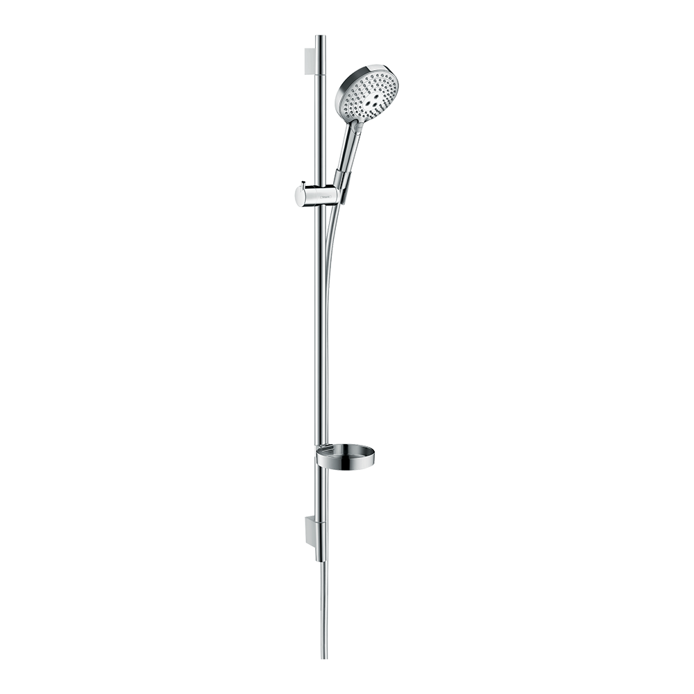 hansgrohe Raindance Select S Shower Handset 120 3 Spray PowderRain with Shower Rail 90 cm, Chrome
