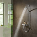 hansgrohe Raindance Select S Shower Handset 120 3 Spray PowderRain with Shower Rail 90 cm, Chrome