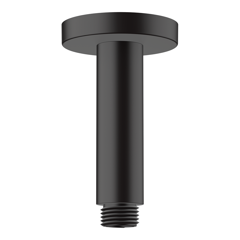 Hansgrohe Vernis Blend Ceiling Connector 100mm Matt Black