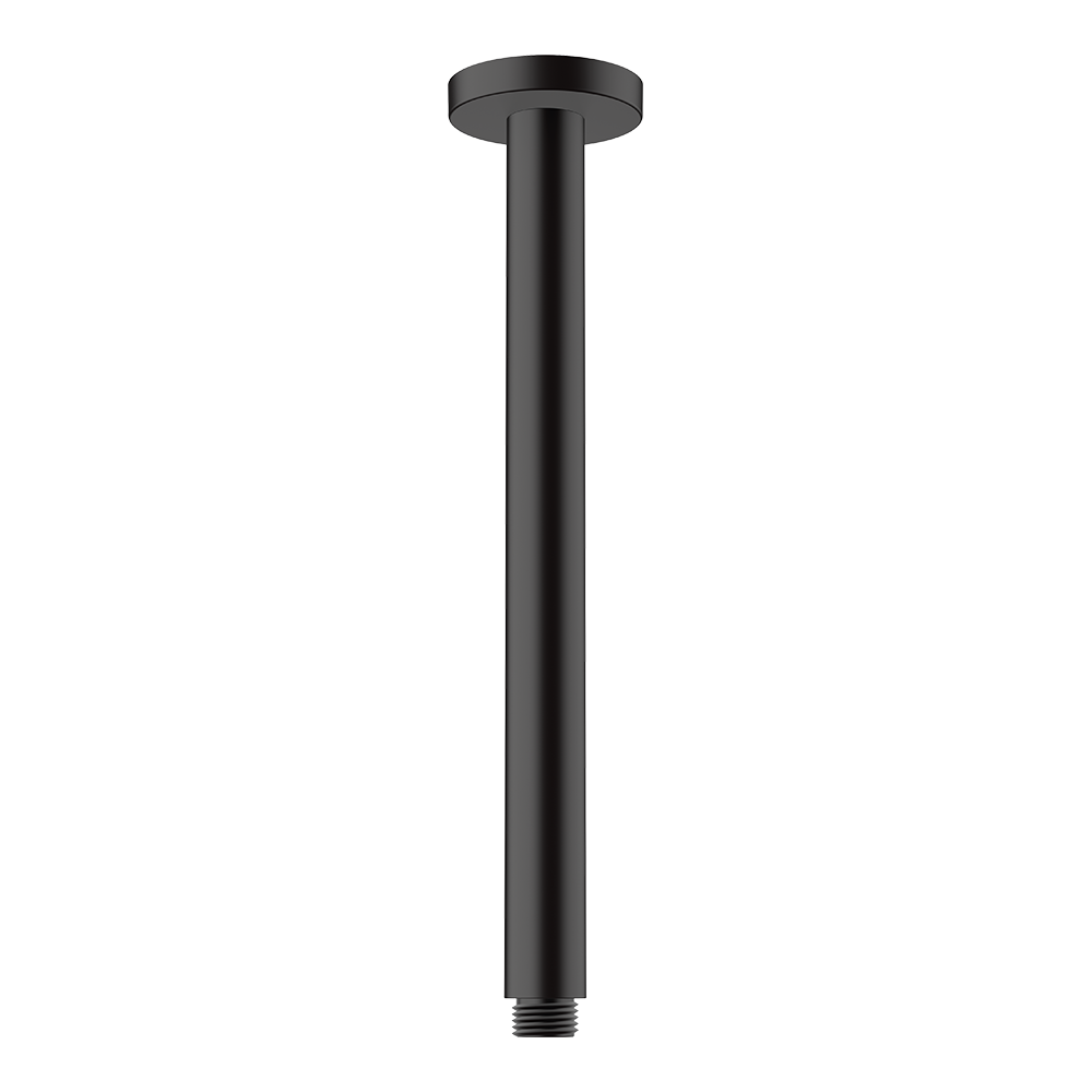 Hansgrohe Vernis Blend Ceiling Connector 300mm Matt Black
