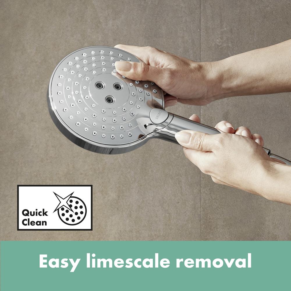 hansgrohe Raindance S Thermostatic Shower Mixer Set 240 PowderRain with Basic Set, Chrome