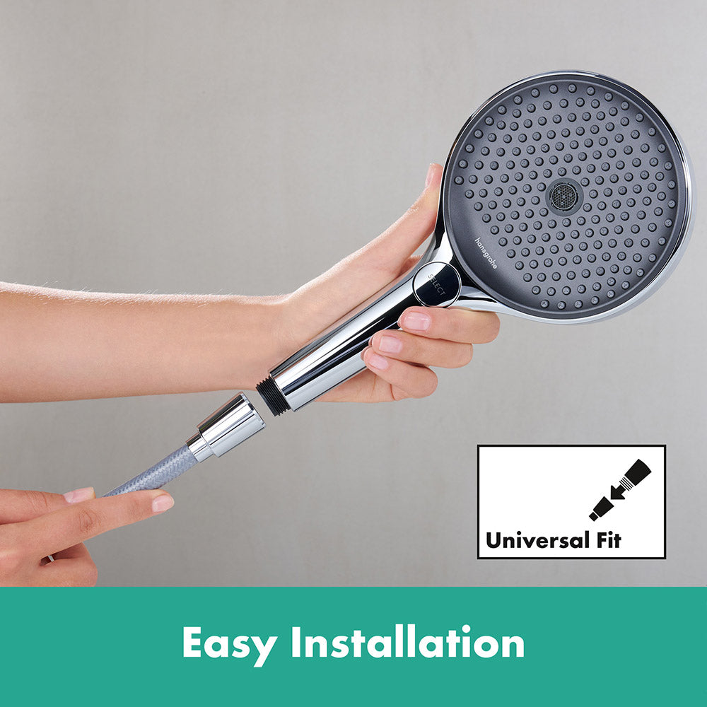 hansgrohe Designflex Textile Shower Hose 125 cm, Chrome