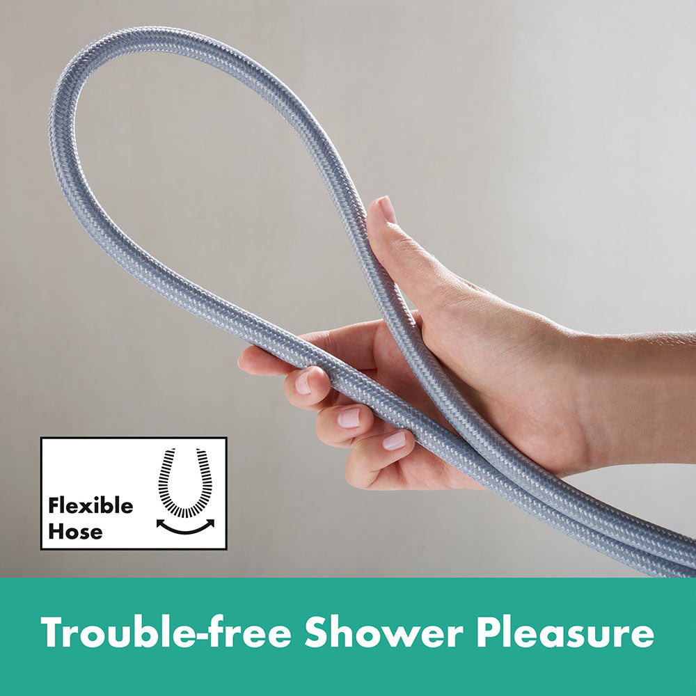 hansgrohe Designflex Textile Shower Hose 125 cm, Chrome