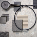 hansgrohe Designflex Textile Shower Hose 125 cm, Brushed Black Chrome