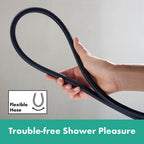 hansgrohe Designflex Textile Shower Hose 125 cm, Matt Black