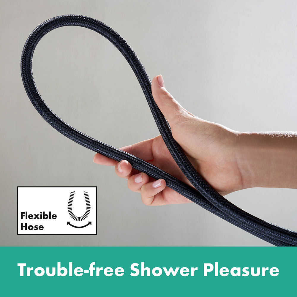 hansgrohe Designflex Textile Shower Hose 125 cm, Matt Black