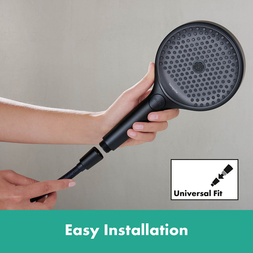 hansgrohe Designflex Textile Shower Hose 125 cm, Matt Black