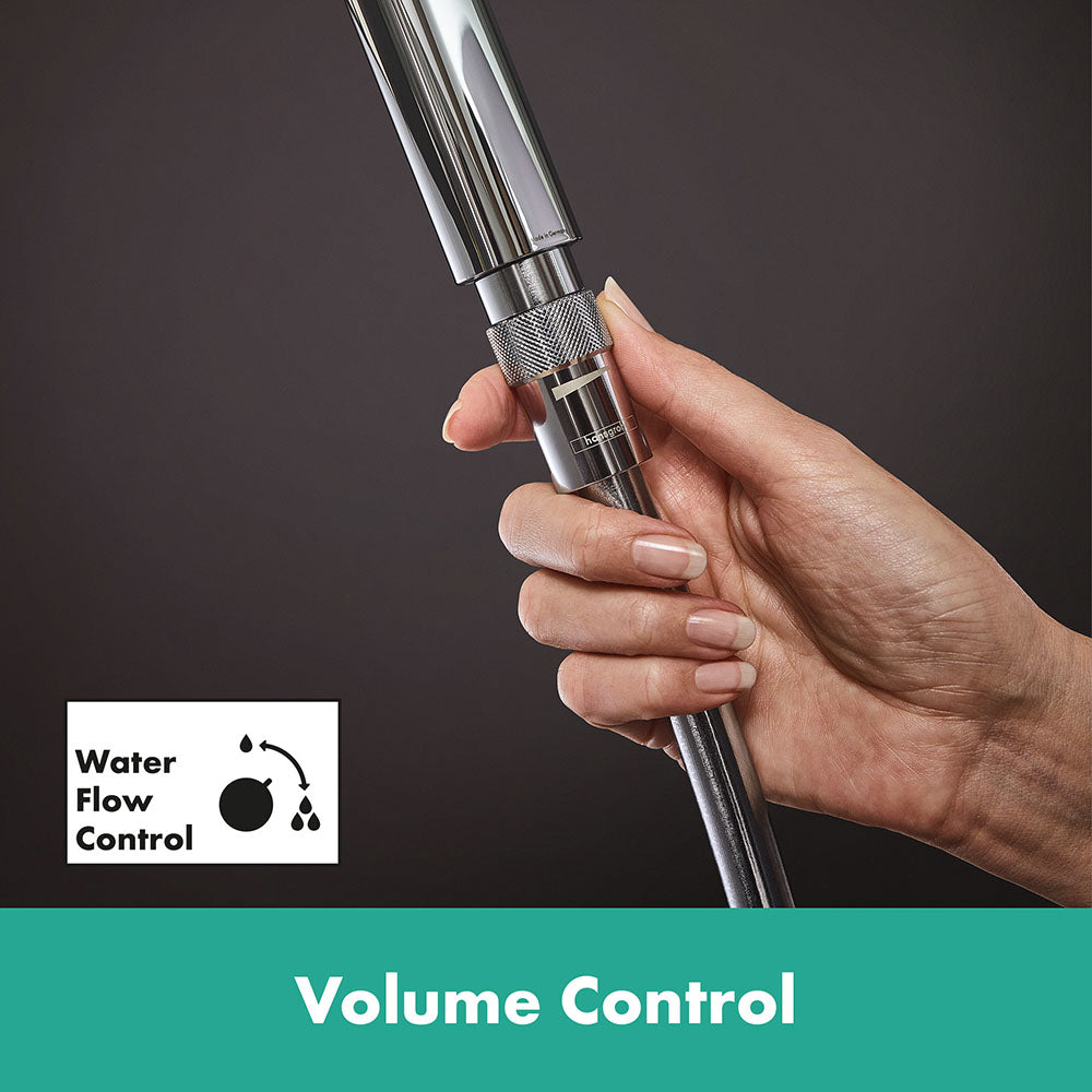 hansgrohe Isiflex Shower Hose 160 cm with volume control, Chrome