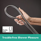 hansgrohe Isiflex Shower Hose 160 cm, Brushed Black Chrome