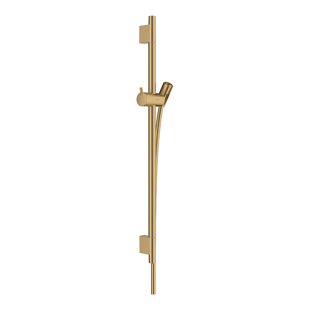 hansgrohe Unica Shower Rail S Puro 65 cm with Isiflex shower hose 160 cm, Brushed Bronze